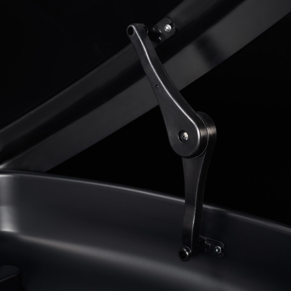 Caixa de tejadilho automóvel Cruz Box 430N U80 (preto brilhante)