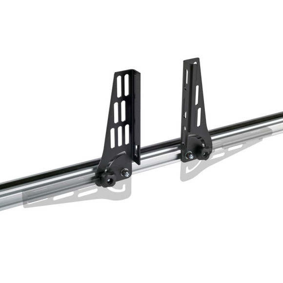 4 topes laterales plegables Cruz para Alu Cargo - 18 cm altura