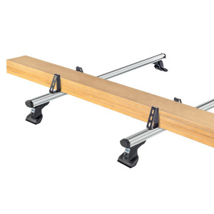 6 paradas laterais Cruz para barras de alumínio - 10 cm de altura 2