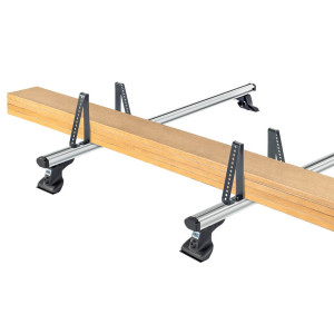 6 paradas laterais Cruz para barras de alumínio - 18 cm de altura 2