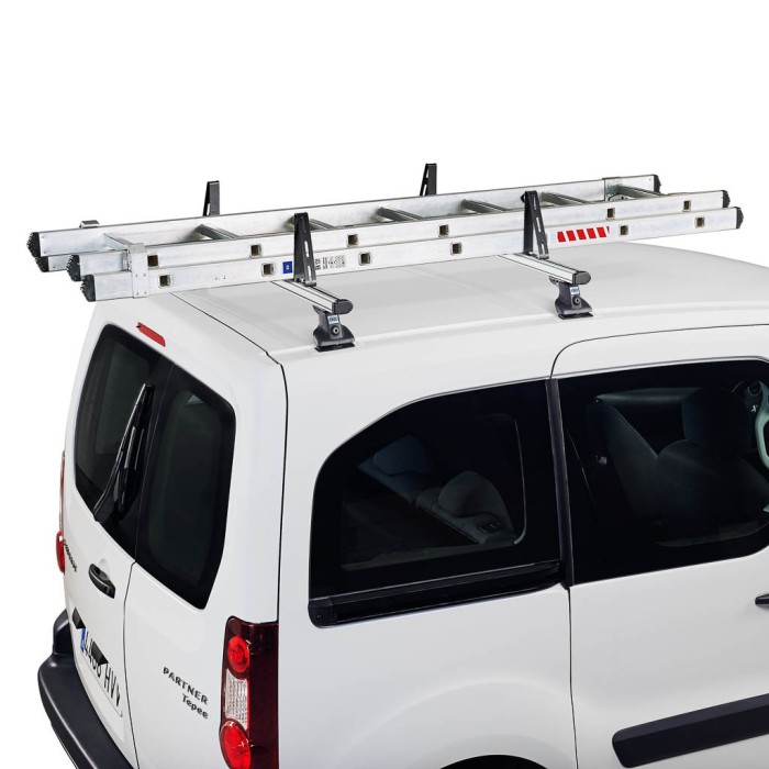 6 topes laterales Cruz para barras de aluminio - 18 cm de altura