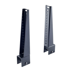 4 paragens laterais Cruz barras de 25 cm 35x35