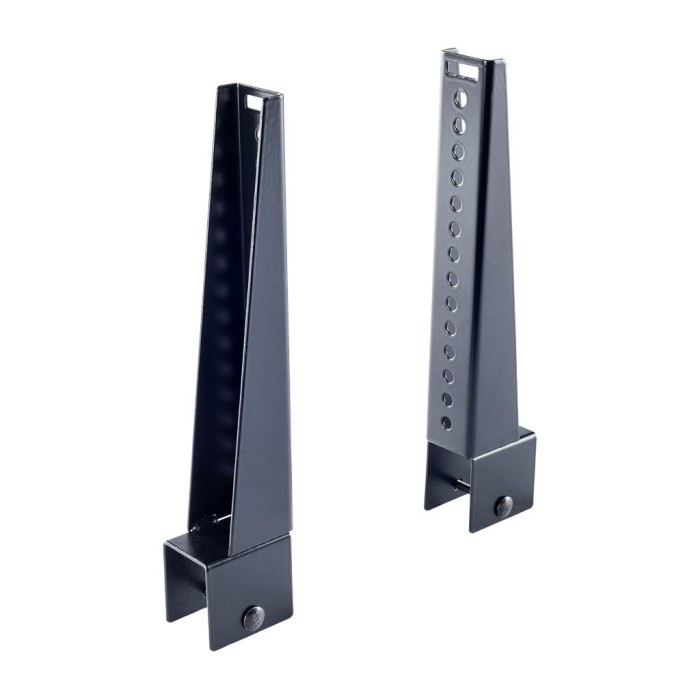 4 paragens laterais Cruz barras de 25 cm 35x35