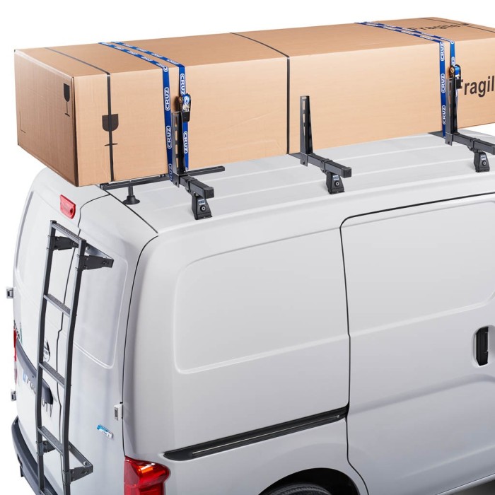 6 paragens laterais Cruz para barras 35x35 - 25 cm de altura