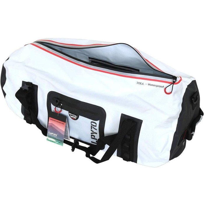 LaPLAYA Cylinder Duffel 70 negro/blanco