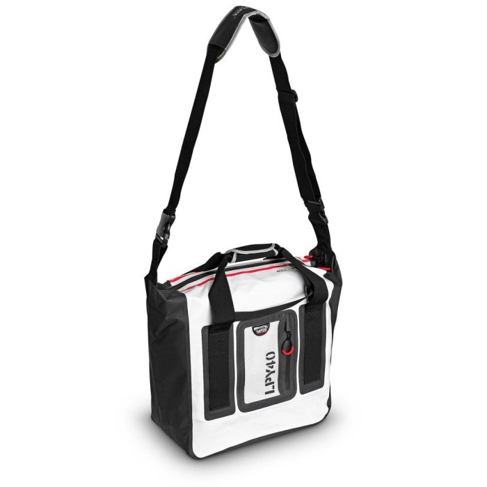 LaPLAYA Square bag 40 negro/blanco