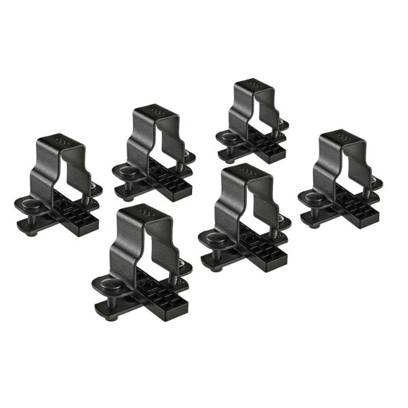 6 fixações Cruz Evo Rack Module-Safari para barras 30x20
