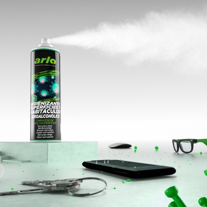 Desinfetante de superfície e cabine Arlo 500 ml