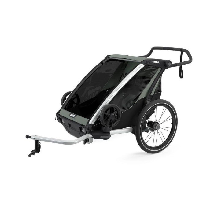 Carrito Thule Chariot lite 2 (gris/verde)