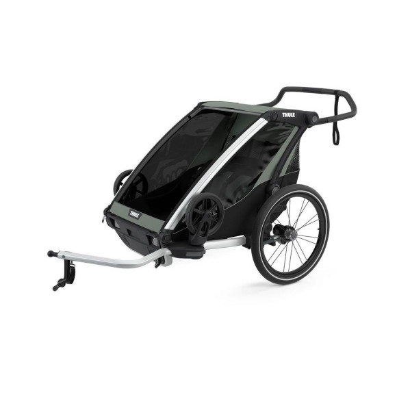 Carrito Thule Chariot lite 2 (gris/verde)
