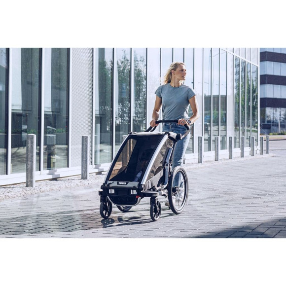 Carrito Thule Chariot lite 2 (gris/verde)