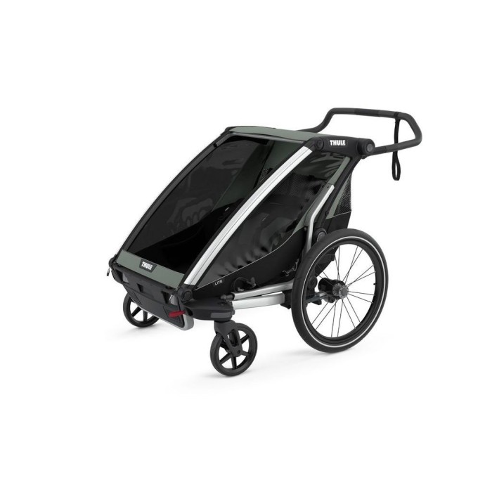 Carrito Thule Chariot lite 2 (gris/verde)