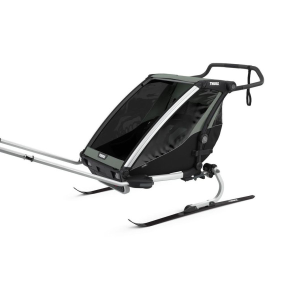 Carrito Thule Chariot lite 2 (gris/verde)