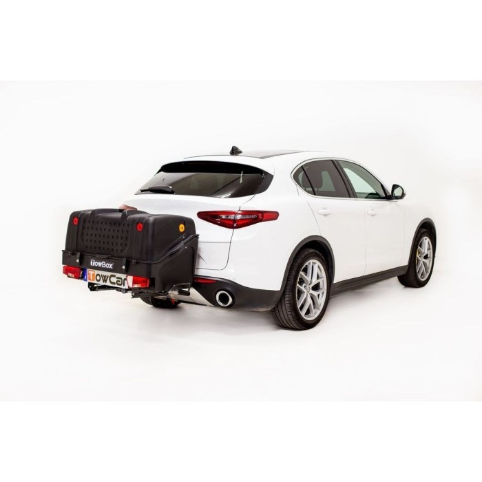 Cofre tasero TowBox V1 + portaesquís al mejor precio - Mobbec