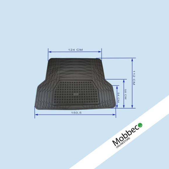 Protector de maletero para Universal - Material fácil de ajustar y cortar