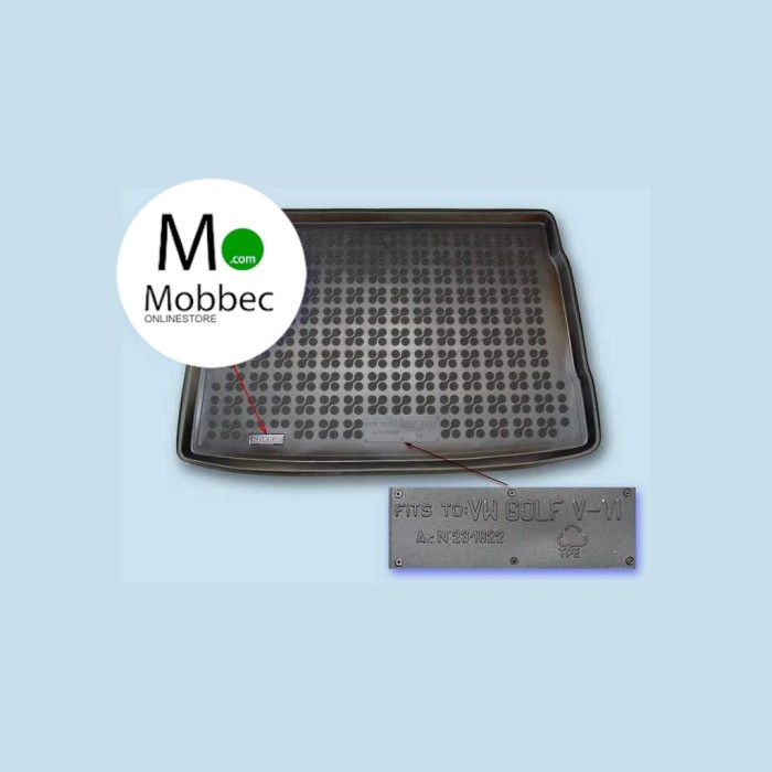 Tapete de mala para Volkswagen GOLF V, GOLF VI
