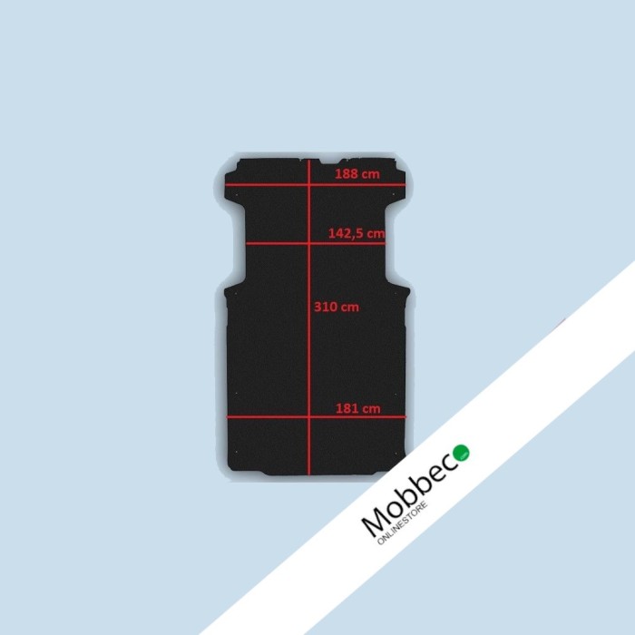 Protector de carga para Citroën JUMPER II L2, F. DUCATO III L2, P. BOXER II,III L2