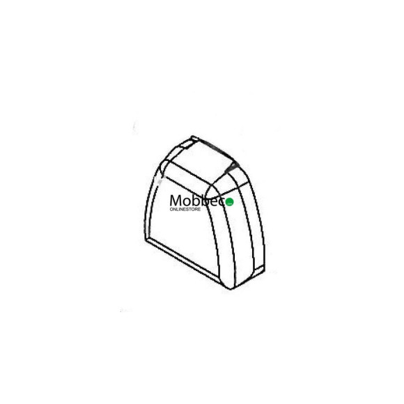 Contera perfil Alu cargo 44x39 (perfil antiguo)