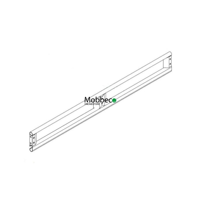 Barandilla lateral trasera de 170 cm para Cruz Evo Rack