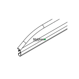 Corrimão frontal esquerdo de 100 cm para Cruz Evo Rack