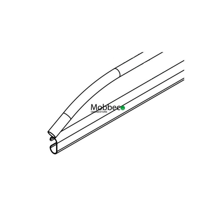 Barandilla lateral delantera izquierda de 100 cm  para Cruz Evo Rack