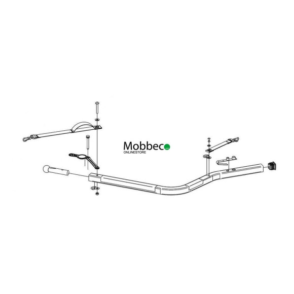 Thule 40191109 Corsaire Chariot Bike Arm Kit