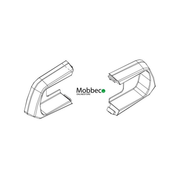 Portamatrícula portabicicletas Cruz Pivot (extremos)