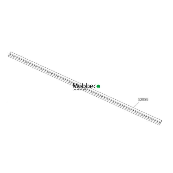 Thule 52989 WingBar Evo Bar Top Borracha