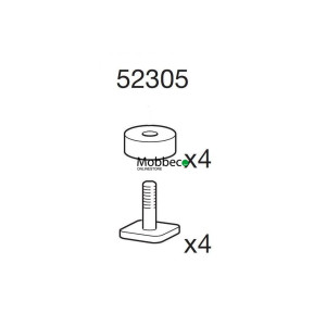 Thule 52305 Repuesto para Portaskis Snowpack Extender