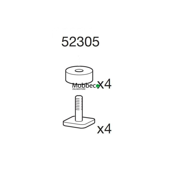 Thule 52305 Substituição do extensor Portaskis Snowpack