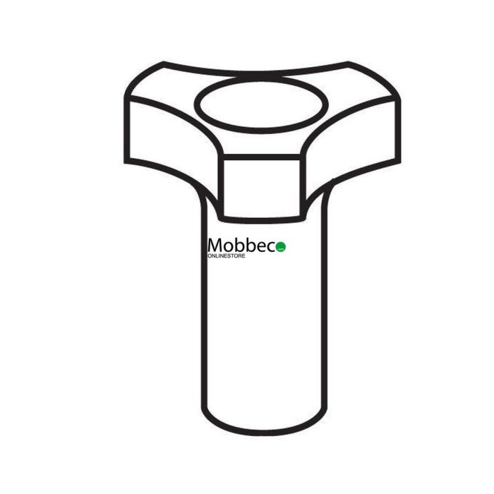 Botão para fixação de baús Cruz Fácil/Clã (Substituição)