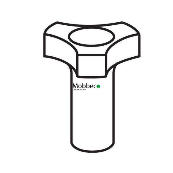 Botão para fixação de baús Cruz Fácil/Clã (Substituição)