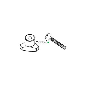 M8x55 botão + parafuso conjunto para rack de caiaque Cruz Rafter (890-303)
