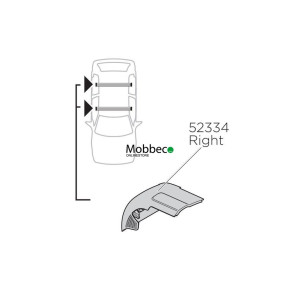 Thule 52334 Tulipa de substituição WngBar Edge 959x lado do passageiro
