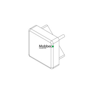 Barras de tampa final 35x35 (012-024) Unidade