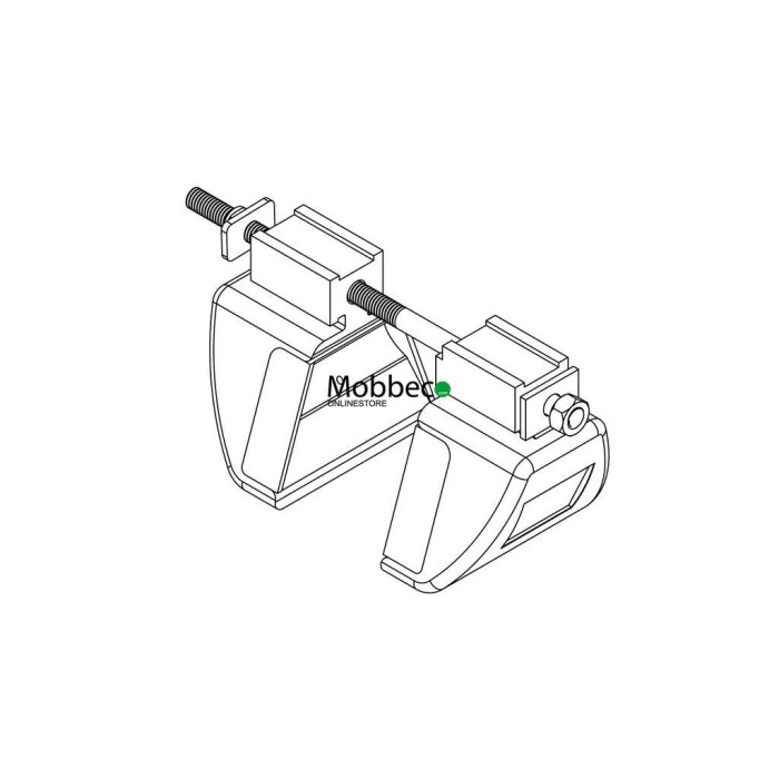 Braçadeira para barras CRUZ SR+, Alu-R e Airo R (Unidade)
