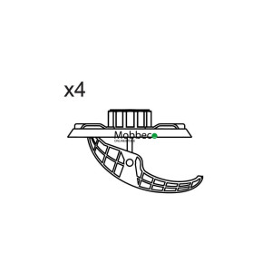 Conjunto de 4 ligações rápidas para Cruz Paddock Elite