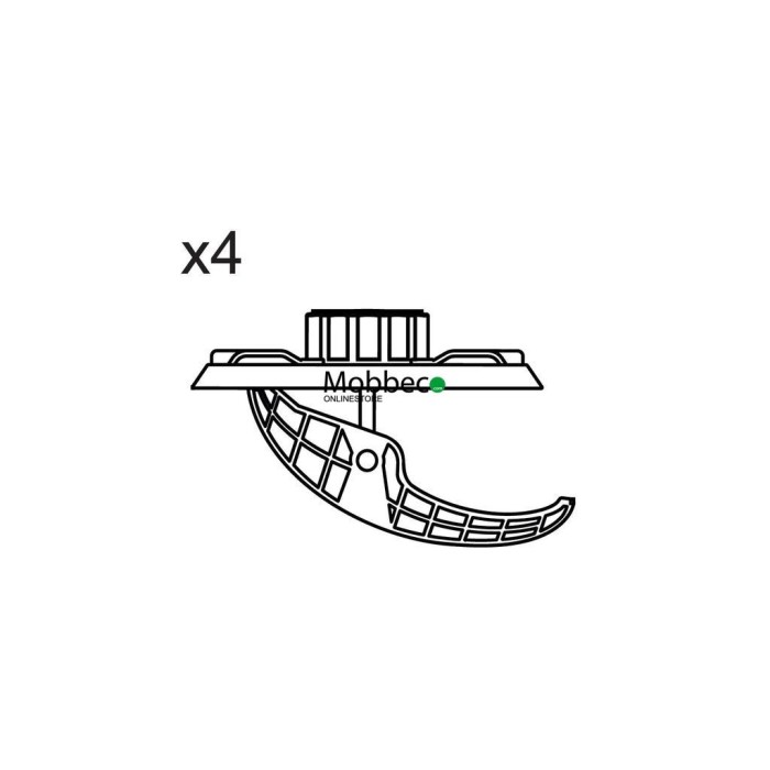 Conjunto de 4 ligações rápidas para Cruz Paddock Elite