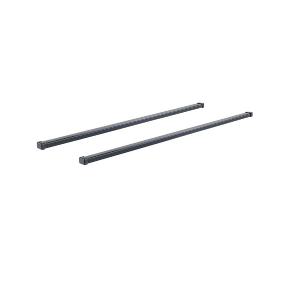 Conjunto completo de 2 barras de aço, incluindo suportes de fixação no teto.