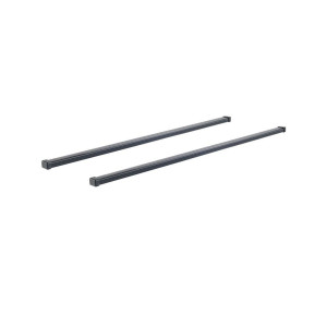 Conjunto completo de 2 barras de aço, incluindo suportes de fixação no teto. 2