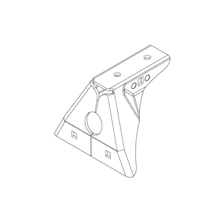 Soporte Industrial Cruz 500