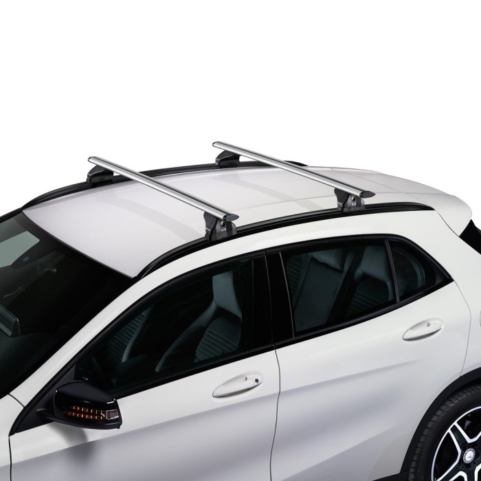2 barras en aluminio para Opel Mokka X 5p (2016-)