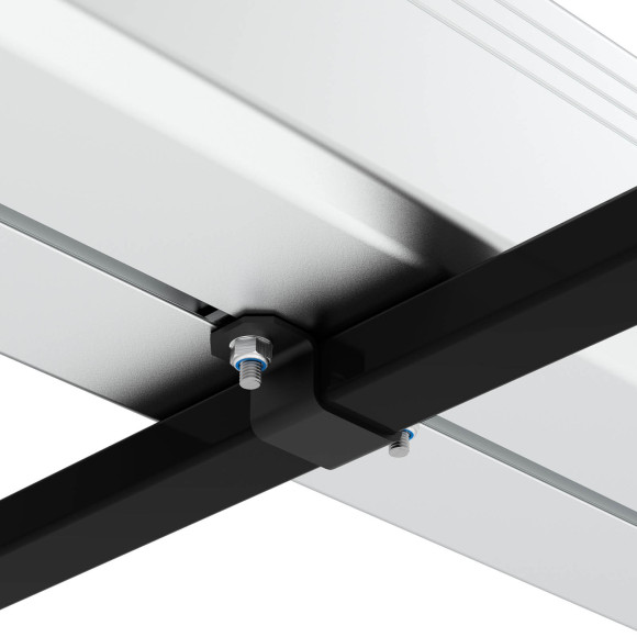 Adaptador para instalação de suportes de tubos CRUZ em barras de tejadilho 30x20