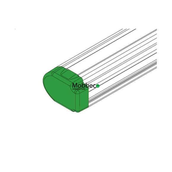 Tampa da extremidade direita Cruz Alu Cargo (Sobressalente)