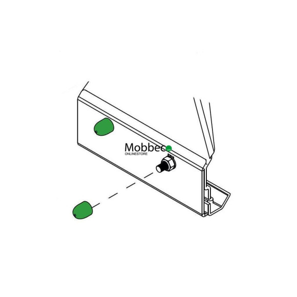 Tampa decorativa para porcas M6