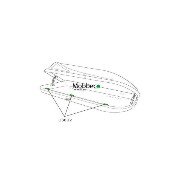 Thule 13817 Caixa de substituição (sistema de fecho para vários modelos)