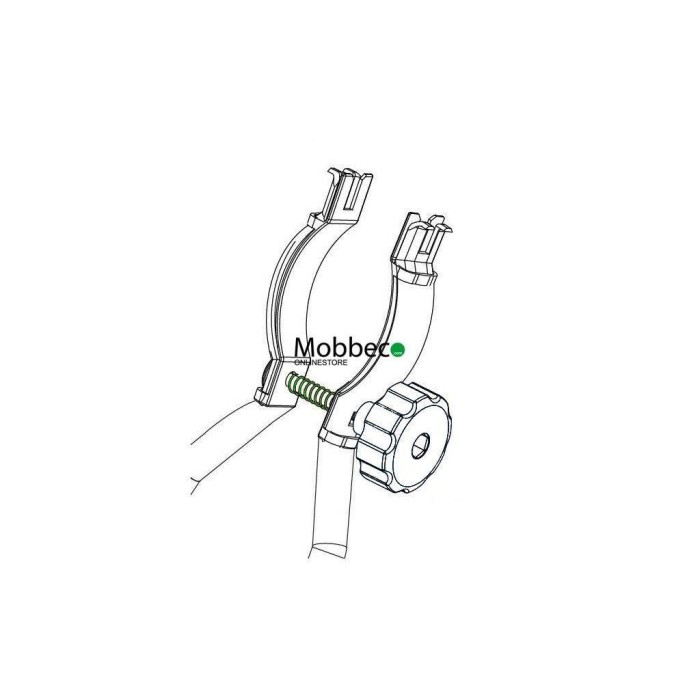 Mola de compressão galvanizada para Cruz BICIRACK