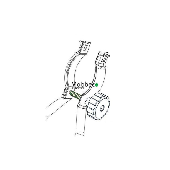 Muelle Compresión Galvanizado para Cruz BICIRACK