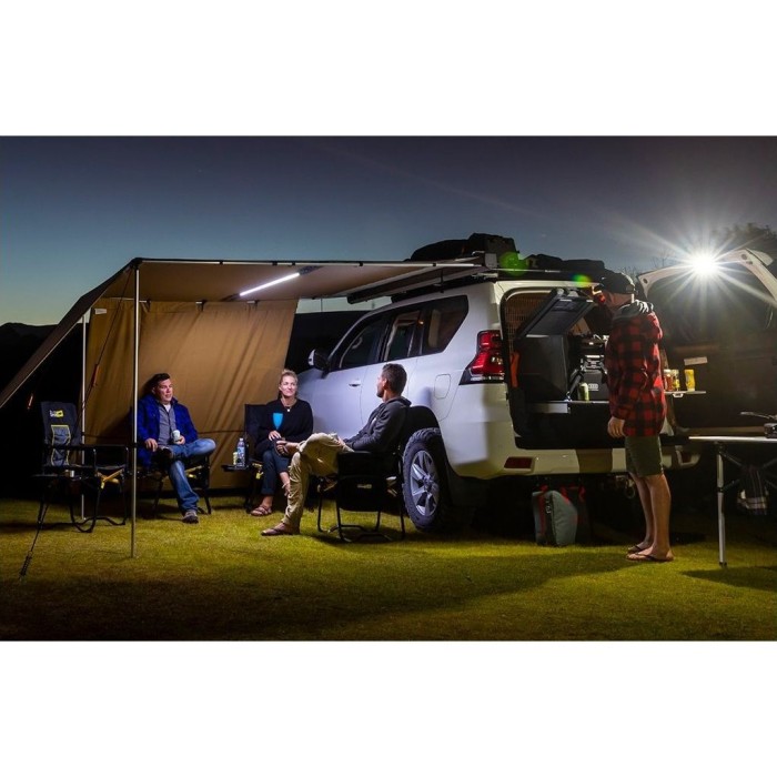 Toldo Camper lateral aluminio 250cm ARB con luz LED