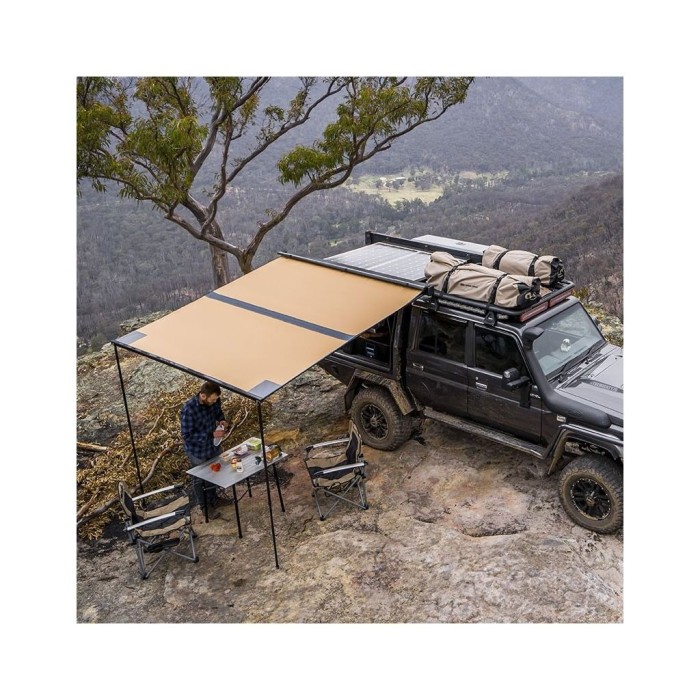Toldo Camper lateral aluminio 250cm ARB con luz LED
